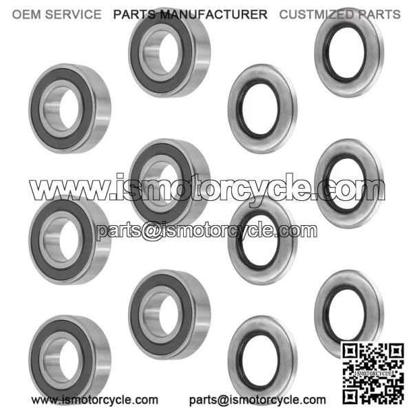 302585 10161 300441 Spindle Bearings w/ Hub Seals Repair kit for Dixie Chopper - Image 4