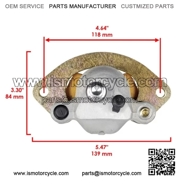 1913405 1913403 Front or Rear Right Brake Calipers with Pads For Polaris - Image 2