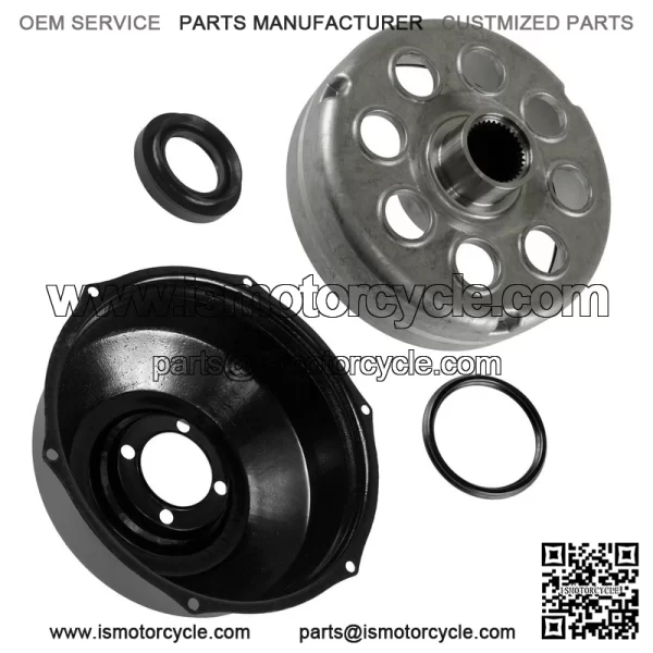 43620-HP5-600 Rear Brake Drums & Seals For Honda Rancher 420 TRX420 2007-2013