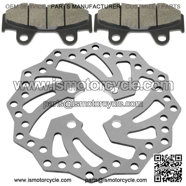 Rear Brake Disc Rotor w/ Pads fits Yamaha YFZ450R / YFZ450RSE Special 2009-2021 - Image 4
