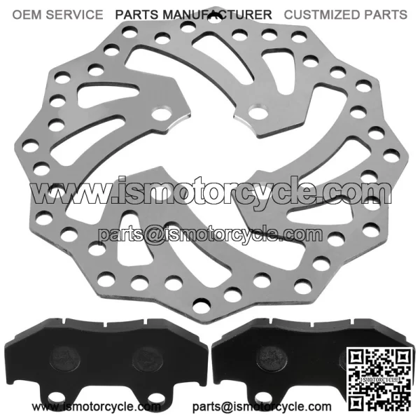 Rear Brake Disc Rotor w/ Pads fits Yamaha YFZ450R / YFZ450RSE Special 2009-2021 - Image 5