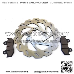 Rear Wave Brake Rotor disc / Brake Pads for Yamaha 450R YFZ450 Raptor 700 R