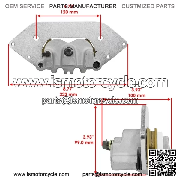 Front Right Brake Caliper For Polaris Ranger XP 1000 Crew XP 1000 21-22 1913792 - Image 2