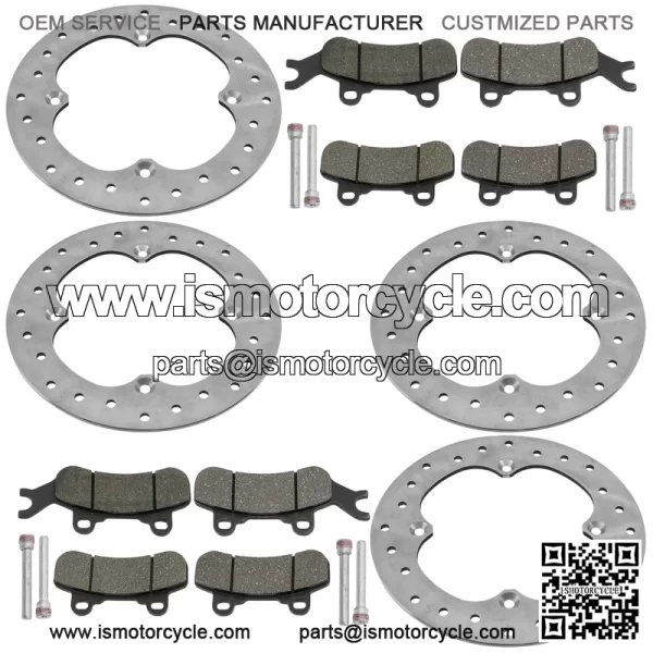 Can-Am Maverick/Max X3 2017 Front & Rear Brake Rotors w/Brake Pads - Image 5