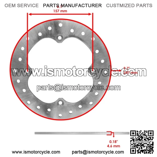 Can-Am Maverick X3 Max R 2018-2019 Front/Rear Brake Rotor w/Pads - Image 2
