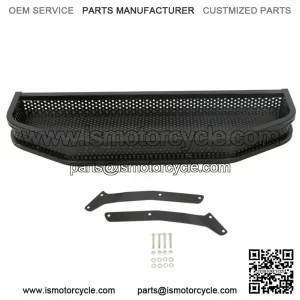 Front Clay Cargo Basket Black for EZGO TXT Golf Cart 1994+ w/ Mounting Brackets