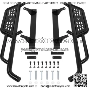 Heavy Duty Nerf Bars / Running Boards for EZGO TXT 1996-2021 Golf CartSet of 2