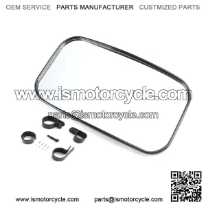 Black 1.75" Roll Bar UTV Rear View Mirrors For Polaris Polaris RZR XP Arctic Cat For: More than one vehicle
