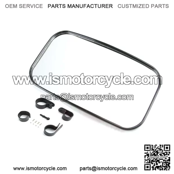 Black 1.75" Roll Bar UTV Rear View Mirrors For Polaris Polaris RZR XP Arctic Cat For: More than one vehicle