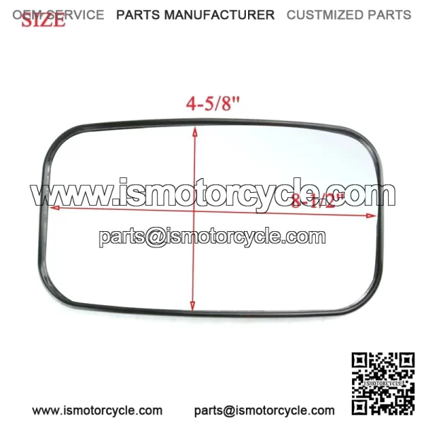 Black 1.75" Roll Bar UTV Rear View Mirrors For Polaris Polaris RZR XP Arctic Cat For: More than one vehicle - Image 3