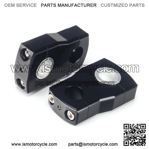Pair Handlebar Riser 7/8" Bar Pivoting Risers For Polaris RZR XP1000 Arctic Cat Fits: Yamaha - Image 2