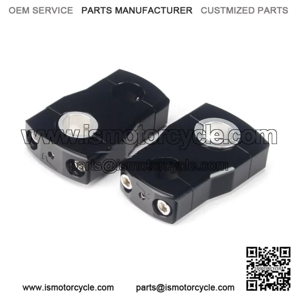 Pair Handlebar Riser 7/8" Bar Pivoting Risers For Polaris RZR XP1000 Arctic Cat Fits: Yamaha - Image 3
