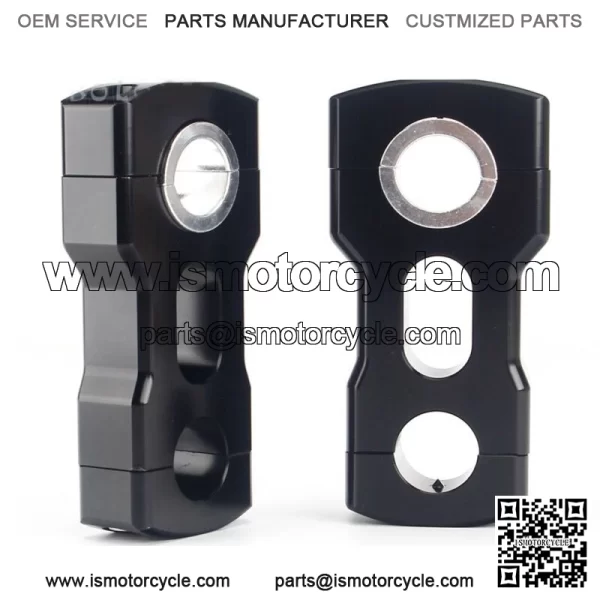 ATV Pivoting Handlebar Risers 3" for Polaris RZR Ranger Arctic 7/8" & 11/8" Bar Fits: Yamaha - Image 4