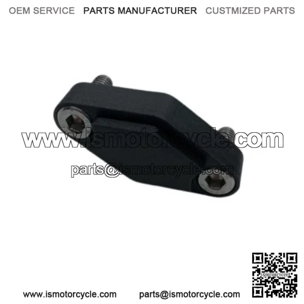 Parking Brake Block Off Kit - Black with Stainless Bolts for Yamaha YFZ450 04-22 - Image 3