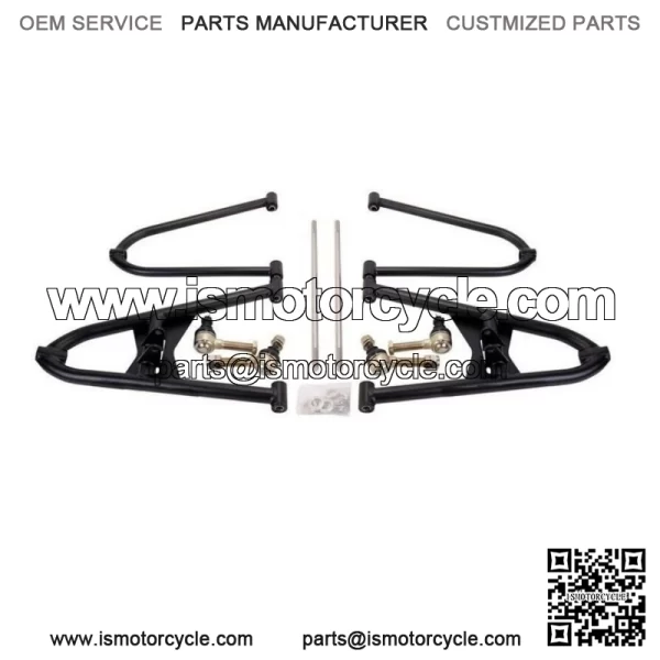 TRX 450R A Arms +2.5 +1 Chromoly Adjustable Brake lines Clamps - Image 2