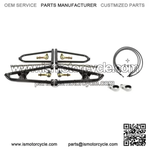 Yamaha YFZ 450  A Arms +2 +1  Chromoly  Adjustable 04 05 Brake Lines Clamps Alba