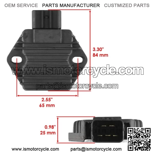 Regulator Rectifier for Honda TRX450ES TRX450S  4X4 1998 1999 2000 2001 - Image 2