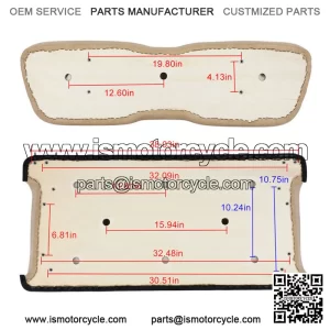Tan Golf Cart Front Cushion Set Fit For Club Car DS
