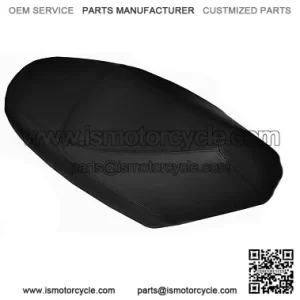 BLACK ST CUSTOM FITS PEUGEOT VIVACITY 50 100 125 LEATHER SEAT COVER  UP TO 09