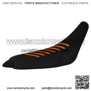 Yamaha 2009-2024 YFZ 450R 450 R Gripper Seat Cover all BLACK/ORANGE ribs #201